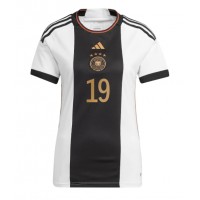 Billiga Tyskland Leroy Sane #19 Hemma fotbollskläder Dam VM 2022 Kortärmad